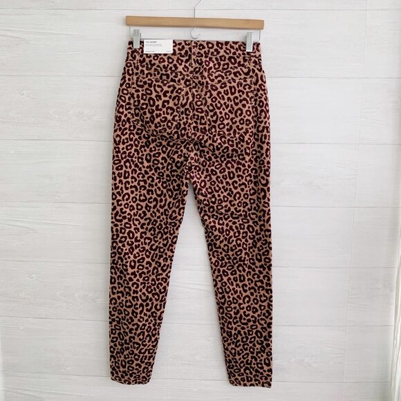 NWT Ann Taylor Petite Beige burgundy corduroy The Skinny Highest Rise pants, 4P - Picture 4 of 6